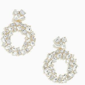 ⭐️J.Crew⭐️ Crystal Wreath Earrings